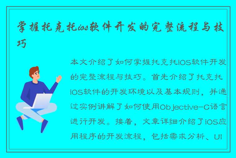 掌握托克托ios软件开发的完整流程与技巧