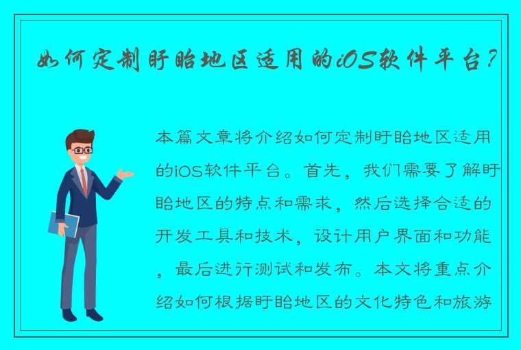 如何定制盱眙地区适用的iOS软件平台？